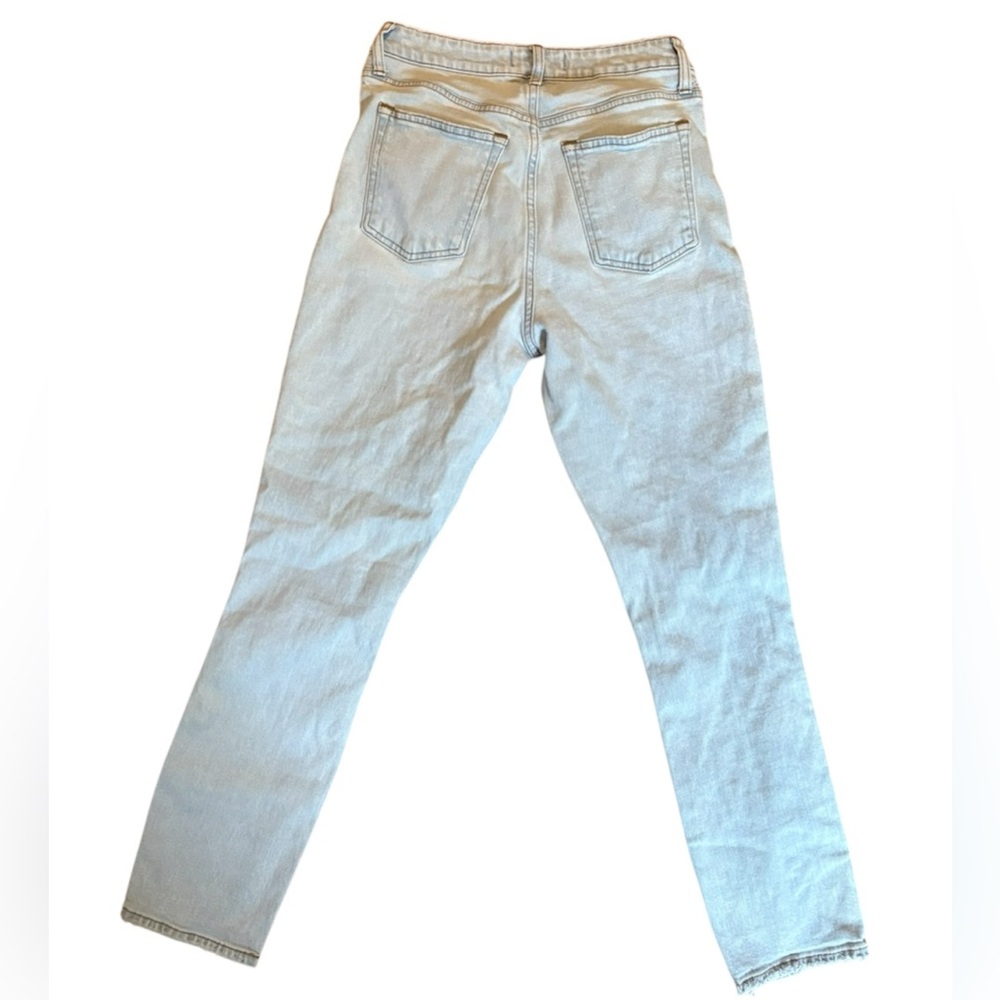 Abercrombie & Fitch The Skinny High Rise Curve Love Jeans Size 27 4 Light Wash - Picture 7 of 16